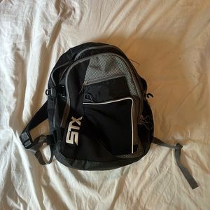 STX Lacrosse bag with stick holder on the side, slightly used in great condition